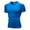 Blue, variant on Men's Cool Dry Compression Baselayer Short Sleeve T-Shirt