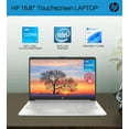 thumbnail image 4 of HP Touch-screen Laptop, 15.6" HD Micro-Edge Display, Intel 6-Core i3-1215U CPU, 32GB RAM, 1TB SSD, Wi-Fi, Windows 11 Pro, 4 of 6