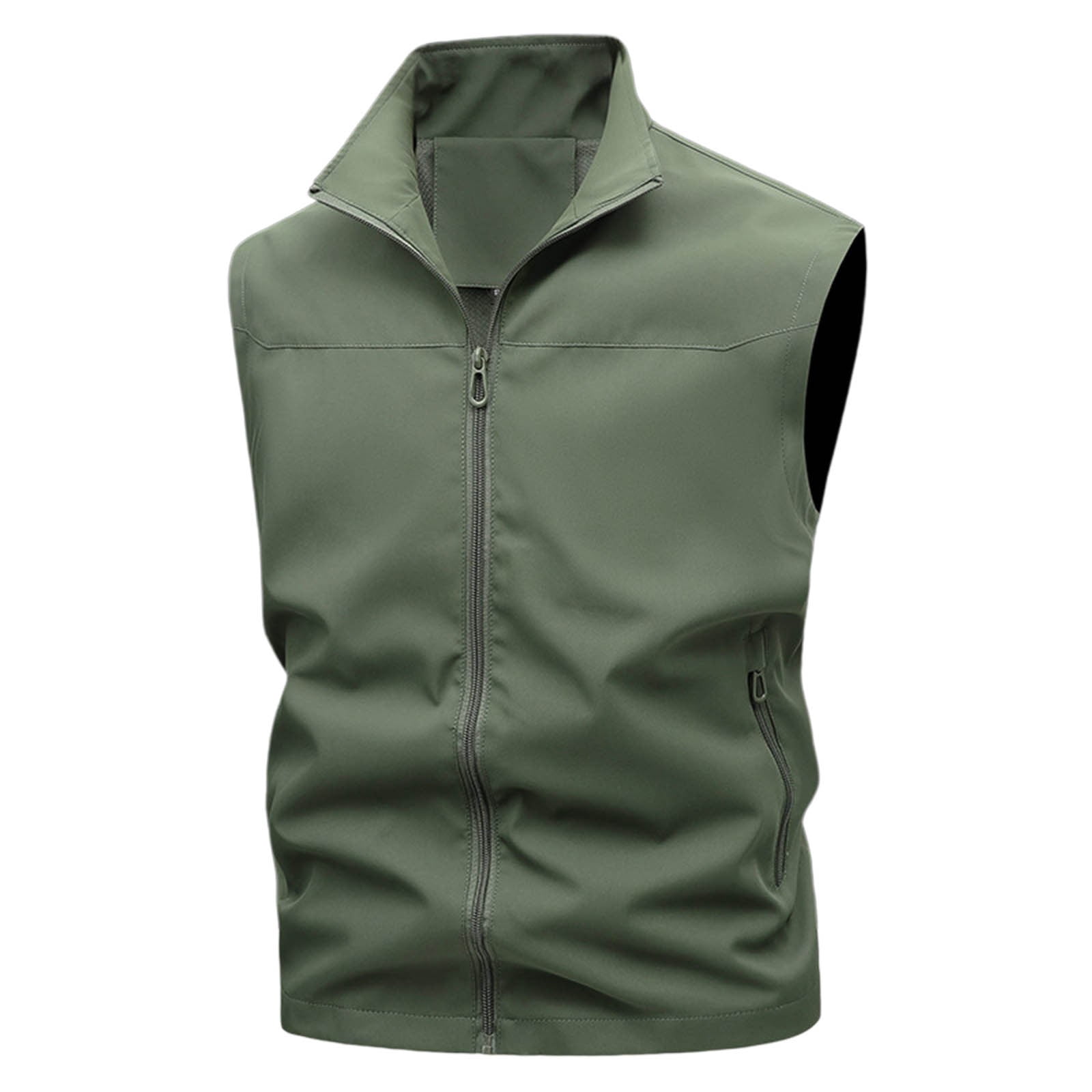 uublik Men's Lightweight Vest Sleeveless Outdoor Work Jacket for Travel Hiking Running