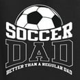 thumbnail image 5 of Wild Bobby, Soccer Dad Better Than a Regular Dad Father's Day Mens Tank Top, Black, Small, 5 of 6