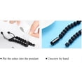 thumbnail image 6 of Adjustable Beaded Lava Men's Bracelet Funeral Urns Bracelets for Cremation Ashes of Loved One Pendant Memorial Jewelry to Keepsake Family Member, 6 of 7