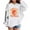 White, variant on Tiijoy Girls Hoodie Football Graphic Print Hooded Sweatshirt Pullover, Sizes 18-24M