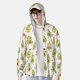 thumbnail image 2 of Balery Avocado Playing Music Sudadera ligera de manga larga con capucha y protección solar UPF 50+ para hombre y mujer, ideal para pesca y running-Small, 2 of 7