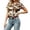 Khaki-e, variant on TGPMGRZ Cow Shirts for Women, Cow Print Western Country Concert Tops Short Sleeve Crew Neck Graphic Tee