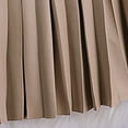 thumbnail image 4 of Women's Skirts Pleated Extended Elastic High Waist A Line Pleated Pu Leather Skirt Womens Clothes Beige One Size, 4 of 4