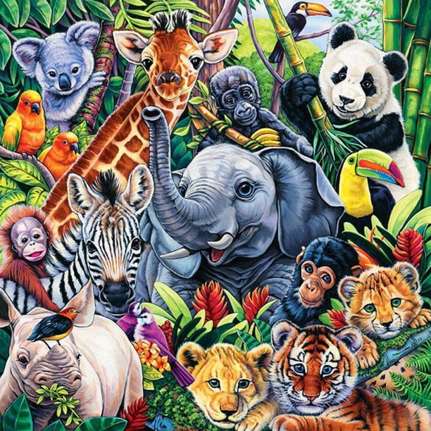 Cuadros Decorativos 5D DIY diamante pintura completo redondo taladro animal mosaico imagen decoración regalos Ehuebsd Nuevos Originales