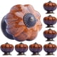thumbnail image 1 of Whataatahia Knauf für Schrank, M?belknopf Schublade, aus Keramik, 8 Stück blau griffe küche m?bel türgriffe schrank kn?pfe schrankgriffe knauf keramik (Naranja), 1 of 6