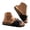 Black, variant on Womens Straw Woven Flat Sandals Cork Footbed Summer Beach Beaded Slip on Slides Ladies Wide Width Vacation Slippers Size 7 Brown