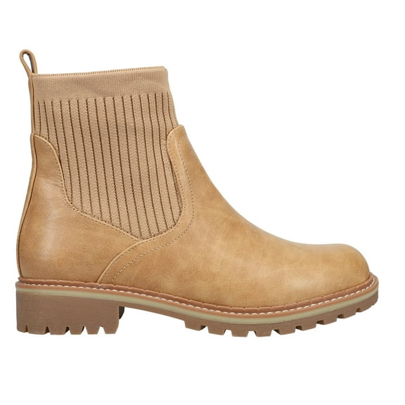 Corkys Womens Cabin Fever Round Toe Chelsea Pull On Ankle Boots