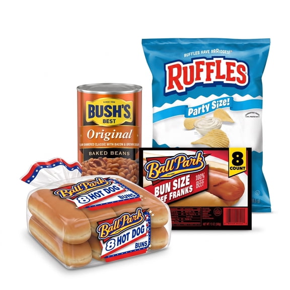 Ball Park Hot Dog Cookout Family Meal Bundle