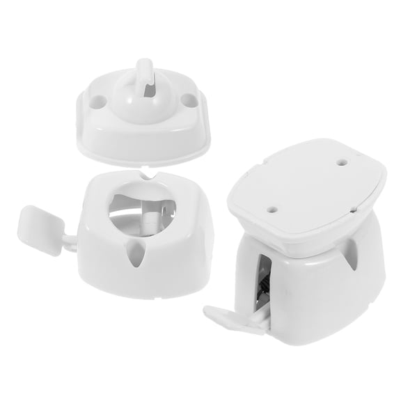 OULII White Nylon Self-Locking Rv Door Latch for Car Security 2Pcs
