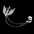 thumbnail image 3 of Broche de cadena Vogel Broche--pin para bufanda-de moda Plata, 3 of 9