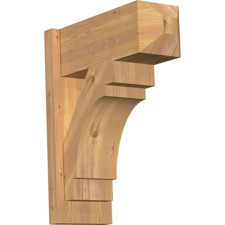 

7 1/2 W x 18 D x 22 H Merced Smooth Craftsman Outlooker Western Red Cedar