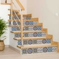 thumbnail image 4 of Mi Alma Yellow Blue Abstract Peel & Stick Tiles - Vinyl Backsplash 8x8, 4 of 11