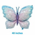 thumbnail image 3 of BCD-PRO Party Balloons Decoration Set 6th Birthday Girl Butterfly Pink Foil 7 Piece, 3 of 8