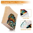 thumbnail image 4 of Summer Surfing Surfboard Napkin Holder for Table Clear Napkin Stand Paper Holder Acrylic Organizer Dispenser Napkins for Dinner Kitchen Restaurant Room, 4 of 8