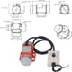 thumbnail image 4 of 2X Vibrador de Hormigón de 30 W, Motor Vibratorio Eléctrico de 4000 RPM con Controlador de Velocidad y Fuerza de Excitación Ajustable DC 24 V, 4 of 5