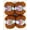 Brown, variant on IBA Indianbeautifulart 2-ply Knitting Woolen Yarn Warm Soft & Lightweight Weaving Crochet Thread Hand Spinning Fiber Wool Yarn Pack of 4 (50g each) Black