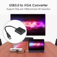 thumbnail image 4 of Cable de datos Adaptador de pantalla de video USB 3.0 a VGA Convertidor de pantalla múltiple 1080P (negro) Tmvgtek Nuevos Originales, 4 of 9