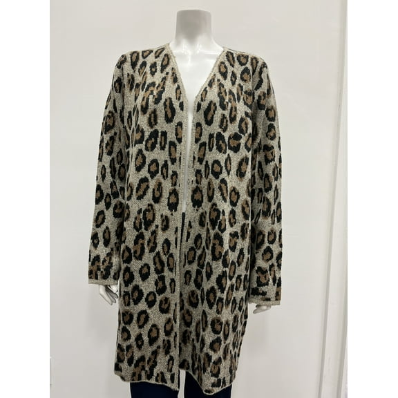 Sweater , By Design , Cheetah , 1X