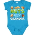 thumbnail image 3 of Inktastic Nuts About My Grandpa Peanut, Almond, Pistachio Boys or Girls Baby Bodysuit, 3 of 5