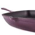 thumbnail image 5 of BergHOFF Neo 2pc Cast Iron 11" Grill Pan with Slotted Steak Press, Purple, 5 of 6
