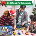 thumbnail image 3 of UUGEE 2026 Christmas Advent Calendar for Boys Kids, 24 Days Countdown Calendar 24 Vehicles Pull Back Cars Set, Xmas Gifts for 1 2 3 Years Old, 3 of 8