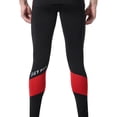 thumbnail image 2 of Aimik Hanes Compression Pants for Men 3/4 Capri Leggings Dry Fit Workout Running Athletic Gym Tights Bottom with Pockets Red XL, 2 of 6