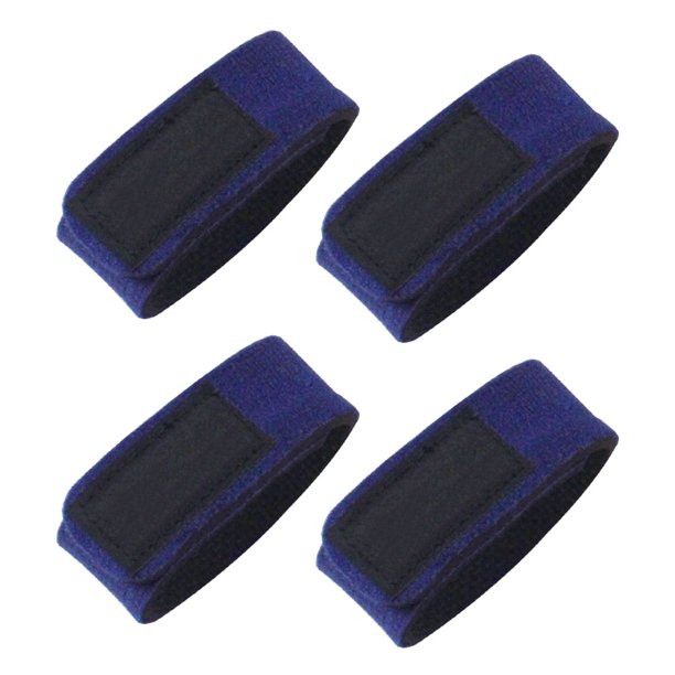 Eigraketly 4 Uds. De correas para caña de pescar, tirantes para atar, cinturones de sujeción, gancho para cinturón, varillas de bucle, dispositivos de Pescar Azul Eigraketly OD030383-03