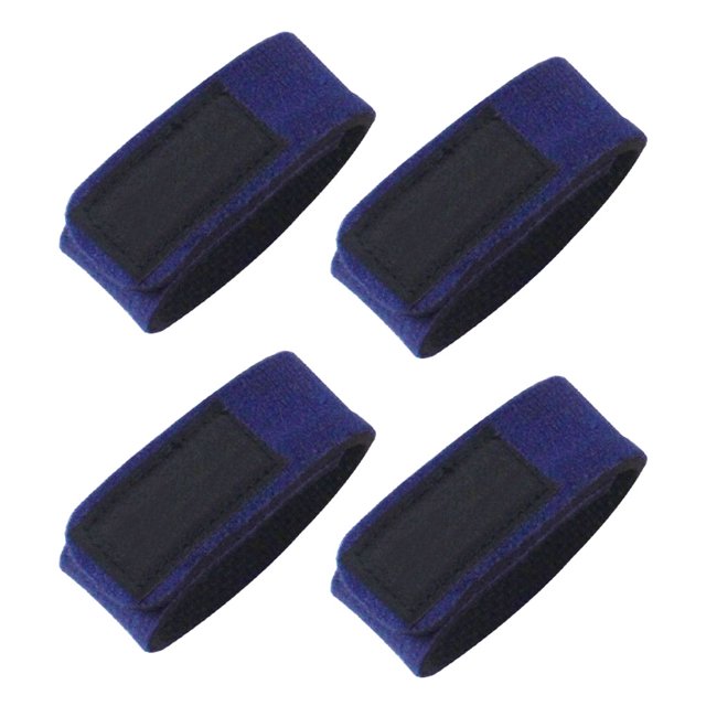 Eigraketly 4 Uds. De correas para caña de pescar, tirantes para atar, cinturones de sujeción, gancho para cinturón, varillas de bucle, dispositivos de Pescar Azul Eigraketly OD030383-03