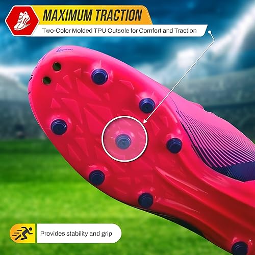 Vizari Ranger Firm Ground Soccer Cleats for Kids photo 4