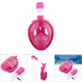 thumbnail image 5 of XYCCA Masque de Plongée Intégral 180° Anti-Fuite Anti-Buée pour Enfants (Rose)-082204, 5 of 5