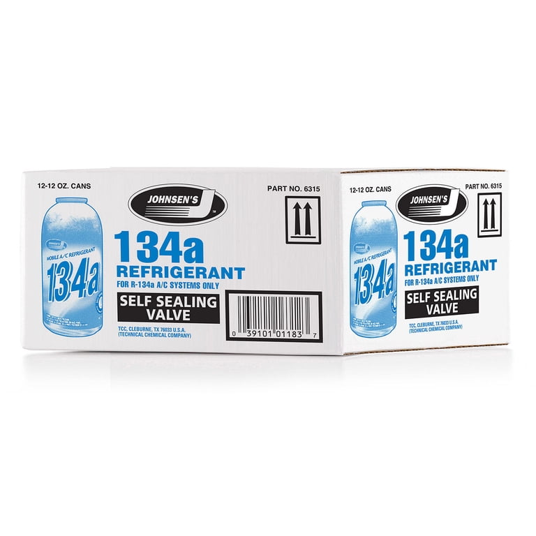 Johnsen's (R-134a) A/C Refrigerant (12 - 12 oz cans) - Walmart.com