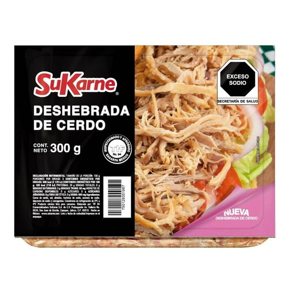 Deshebrada de cerdo SuKarne 300 g