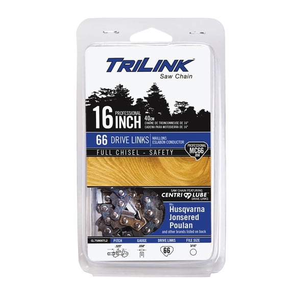 Chainsaw Chain .325 Chisel .058 Gauge 66 Drive Links for Solo 651 J66-21BPX