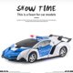 thumbnail image 4 of Radiocontrol Coches Deformación Robot Coche Juguetes Kit Niños Vehículo Modelo Acción Juguete (A Azul Blanco) Tmvgtek Nuevos Originales, 4 of 6