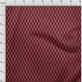 thumbnail image 3 of oneOone Cotton Silk Red Fabric Argyle Check Quilting Supplies Print Sewing Fabric By The Yard 42 Inches Wide, 3 of 4