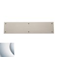 thumbnail image 1 of Baldwin 2123 3-1/2 Inch x 15 Inch Solid Brass Square Edge Push Plate, Polished Chrome, 1 of 1