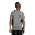 thumbnail image 2 of Sport-Tek Youth Heather Colorblock Contender Tee-M (Vintage Heather/ Black), 2 of 5