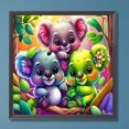 thumbnail image 1 of Pintura de diamante 5D DIY Taladro redondo completo Los tres pequeños koalas Decoración para el hogar JShteea El nuevo, 1 of 9