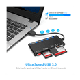 thumbnail image 5 of 7 in 1 USB 3.0 Multifunction Card Teader /XD//SD/TF Card Reader for Vista/XP/7/8/10/, Linux, Os, 5 of 5