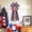 B, variant on Txlpkdyx Patriotic Banner Bow,Striped Fabric Wreath Bow,Independence Day Decoration for Front Door,Wreath,Wardrobe & Party Backdrop