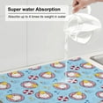 thumbnail image 6 of Kdxio Gnome Pool Party for Dish Drying Mat,24*18 inch Absorbent Dish Drainer Kitchen Counter,Large Size Dish Drying Pad for Countertops,Draining Racks, 6 of 9