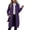 Purple, variant on Zeagoo Women's Zip Up Hoodies Long Tunic Sweatshirts with Pockets Fleece Casual Long Sleeve Fall Jacket Coat