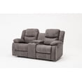 thumbnail image 2 of Topline Home Furnishings Grey 3pc Living room Set, 2 of 4