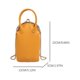 thumbnail image 2 of Bolso hombro PU Leather All-Match Kisslock metal () amarillo, 2 of 2
