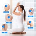 thumbnail image 4 of 2 Pieces Glass Cupping Set, Facial Cupping Cups Glass Silicone Cupping Cups Vacuum Suction Cupping Cups for Face Skin Back Shoulder Muscle (Blue,2.2 Inch and 1.4 Inch Diameter), 4 of 5