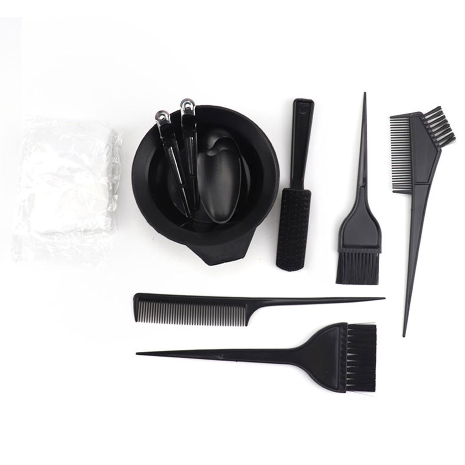 OWSOO 11Pcs Hair Dyeing Tools Set Hair Dyeing Bowl Brush Comb