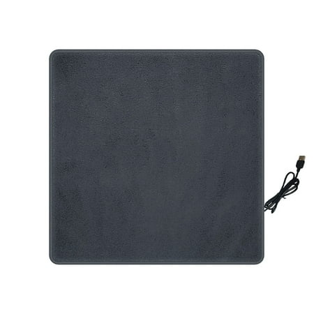 

Office Chair USB Heating Seat Cushion 5 Seconds Heating Super Soft Portable Heating Seat Cushion cotton Grey