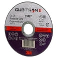 thumbnail image 4 of 3M Roue Coupante 33467 Cubitron II; pour Couper Acier Doux/ultra Haute Résistance; Diamètre 4,5 Pouces; Épaisseur 0,04 Pouce; Taille de l'Arbre 7/8 Pouce; Renforcé; 300 Tr/min; Céramique de Précision; Boîte de 5, 4 of 15